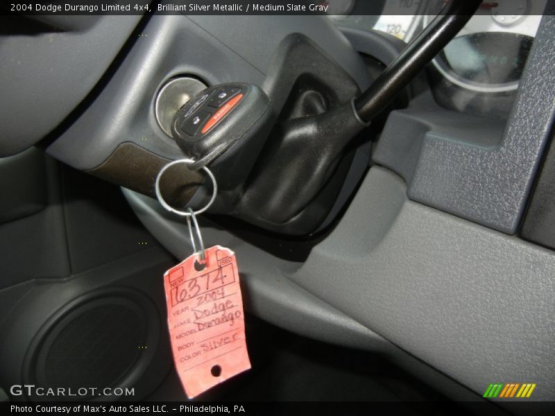 Brilliant Silver Metallic / Medium Slate Gray 2004 Dodge Durango Limited 4x4