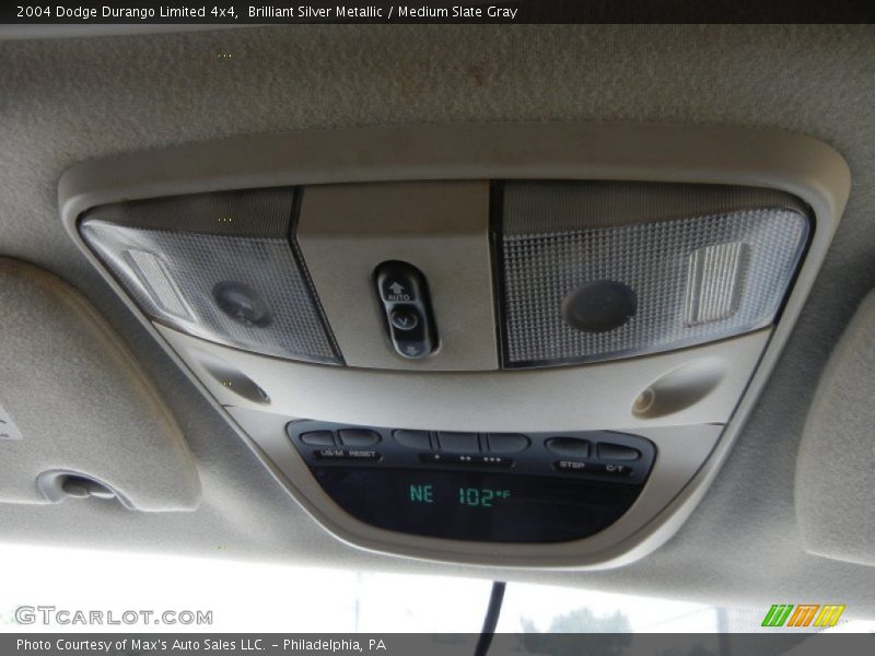 Brilliant Silver Metallic / Medium Slate Gray 2004 Dodge Durango Limited 4x4