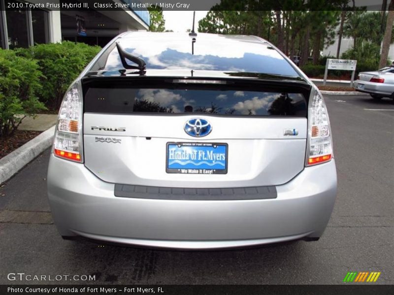 Classic Silver Metallic / Misty Gray 2010 Toyota Prius Hybrid III