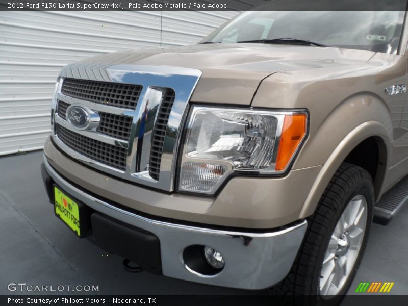 Pale Adobe Metallic / Pale Adobe 2012 Ford F150 Lariat SuperCrew 4x4