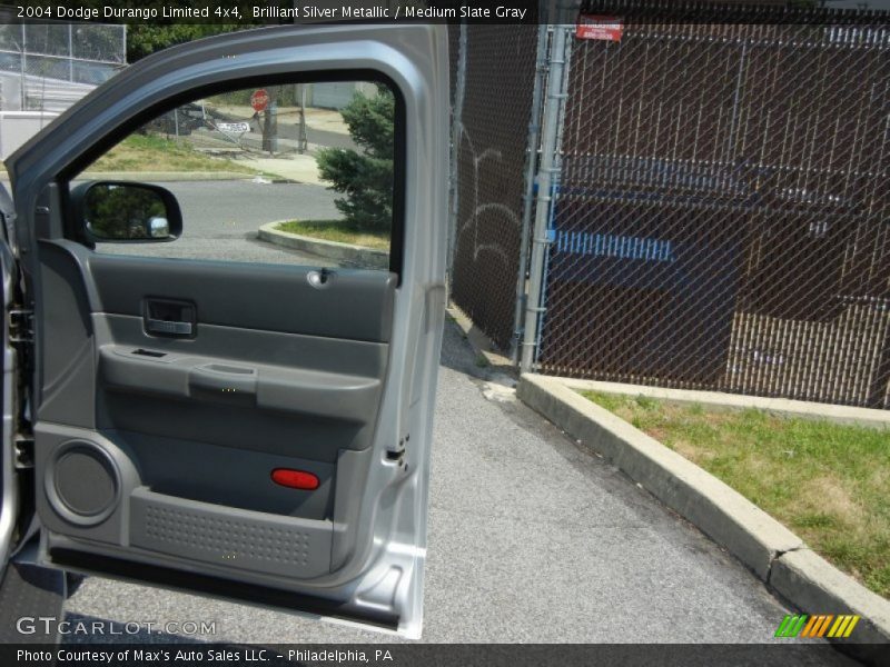 Brilliant Silver Metallic / Medium Slate Gray 2004 Dodge Durango Limited 4x4