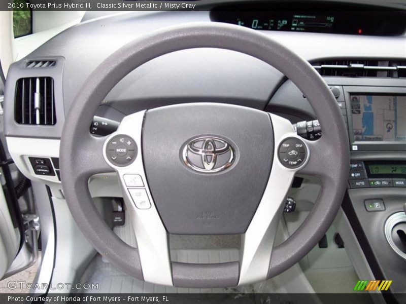 Classic Silver Metallic / Misty Gray 2010 Toyota Prius Hybrid III