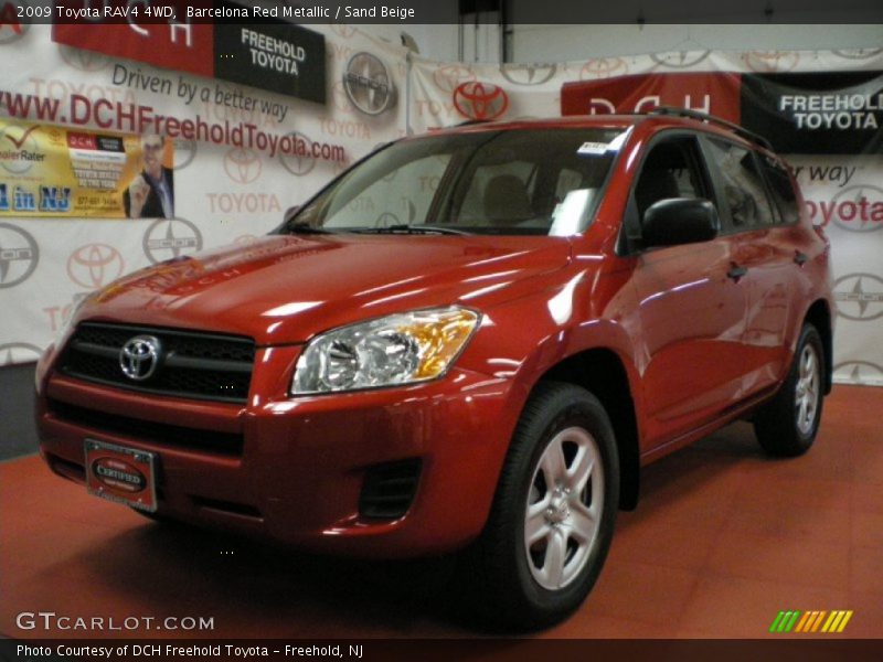 Barcelona Red Metallic / Sand Beige 2009 Toyota RAV4 4WD