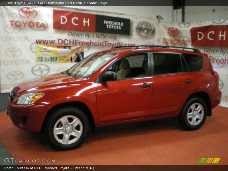 Barcelona Red Metallic / Sand Beige 2009 Toyota RAV4 4WD