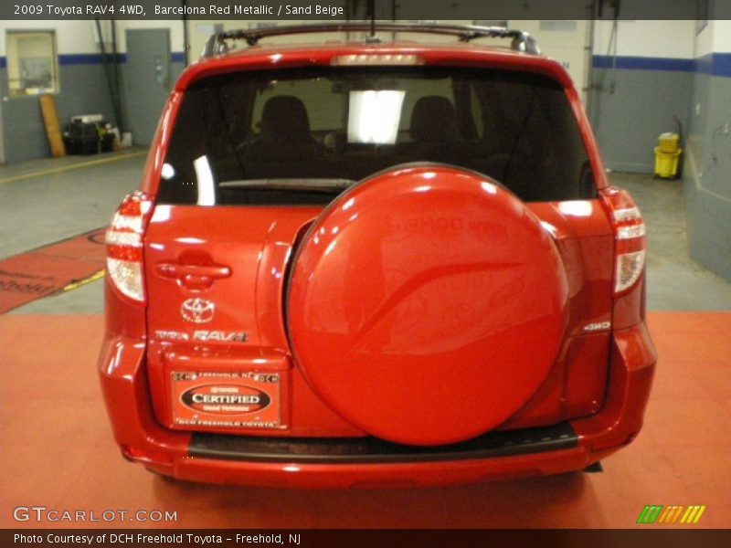 Barcelona Red Metallic / Sand Beige 2009 Toyota RAV4 4WD
