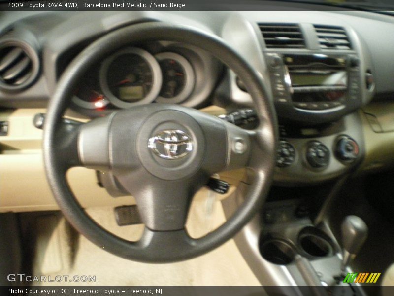 Barcelona Red Metallic / Sand Beige 2009 Toyota RAV4 4WD