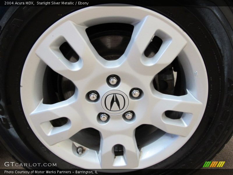 Starlight Silver Metallic / Ebony 2004 Acura MDX
