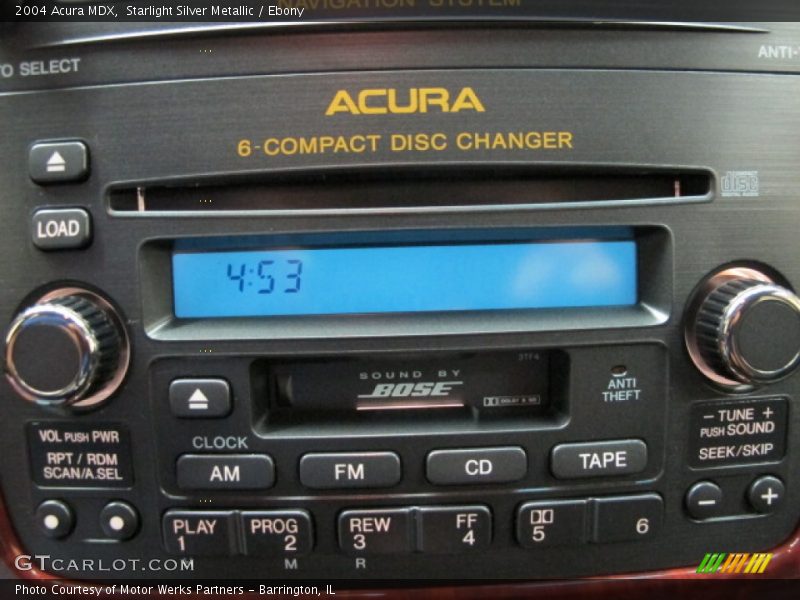 Starlight Silver Metallic / Ebony 2004 Acura MDX