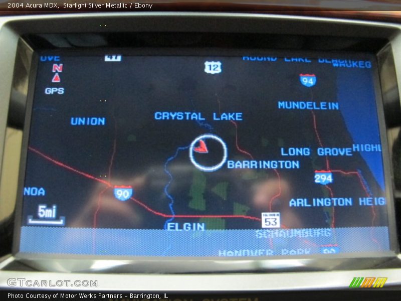 Starlight Silver Metallic / Ebony 2004 Acura MDX