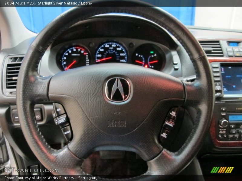 Starlight Silver Metallic / Ebony 2004 Acura MDX