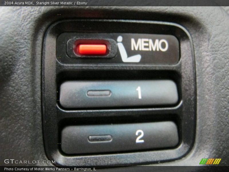 Starlight Silver Metallic / Ebony 2004 Acura MDX