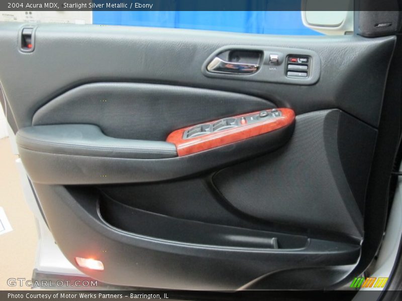Starlight Silver Metallic / Ebony 2004 Acura MDX