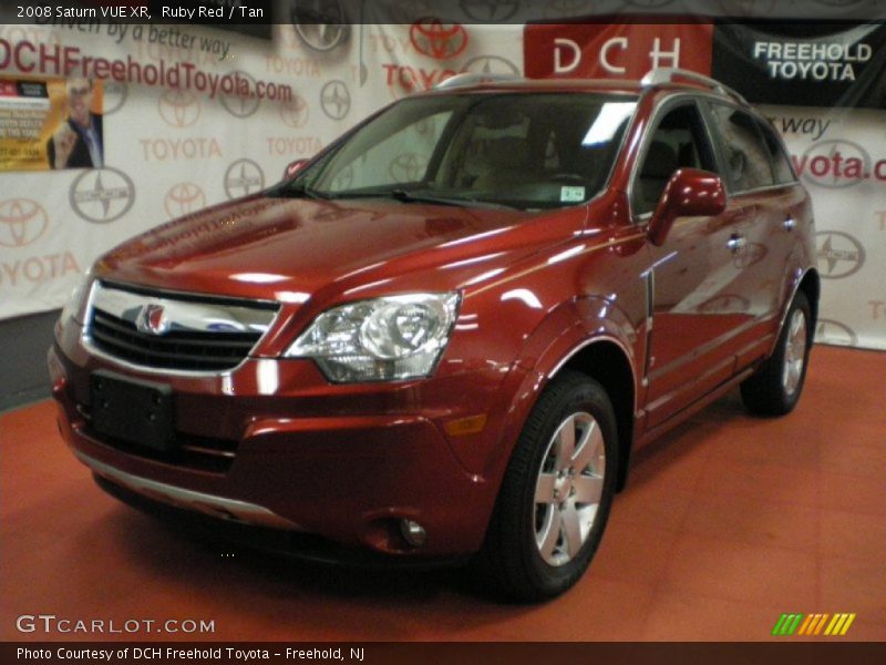 Ruby Red / Tan 2008 Saturn VUE XR
