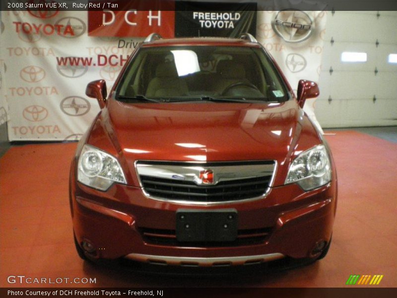 Ruby Red / Tan 2008 Saturn VUE XR