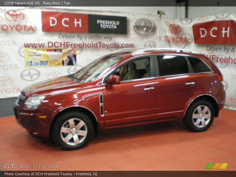 Ruby Red / Tan 2008 Saturn VUE XR