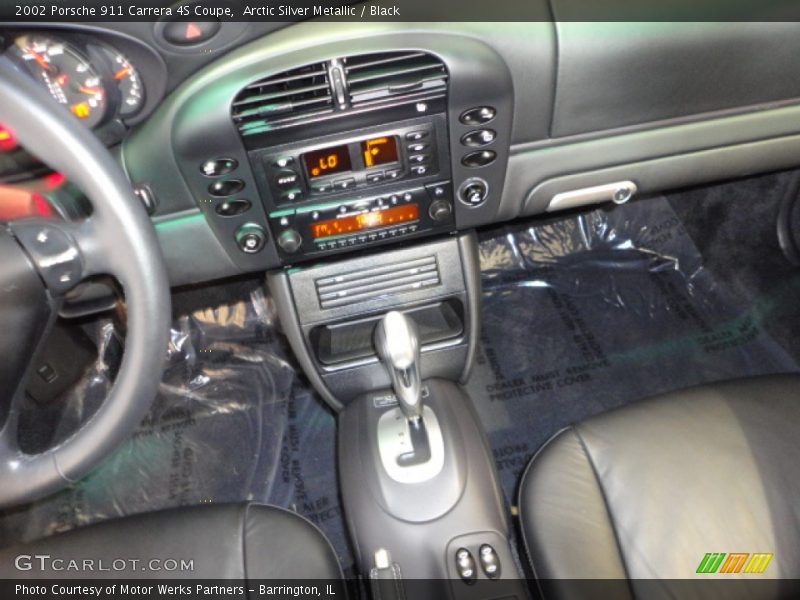 Arctic Silver Metallic / Black 2002 Porsche 911 Carrera 4S Coupe
