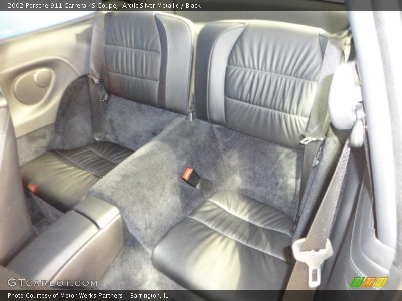 Arctic Silver Metallic / Black 2002 Porsche 911 Carrera 4S Coupe