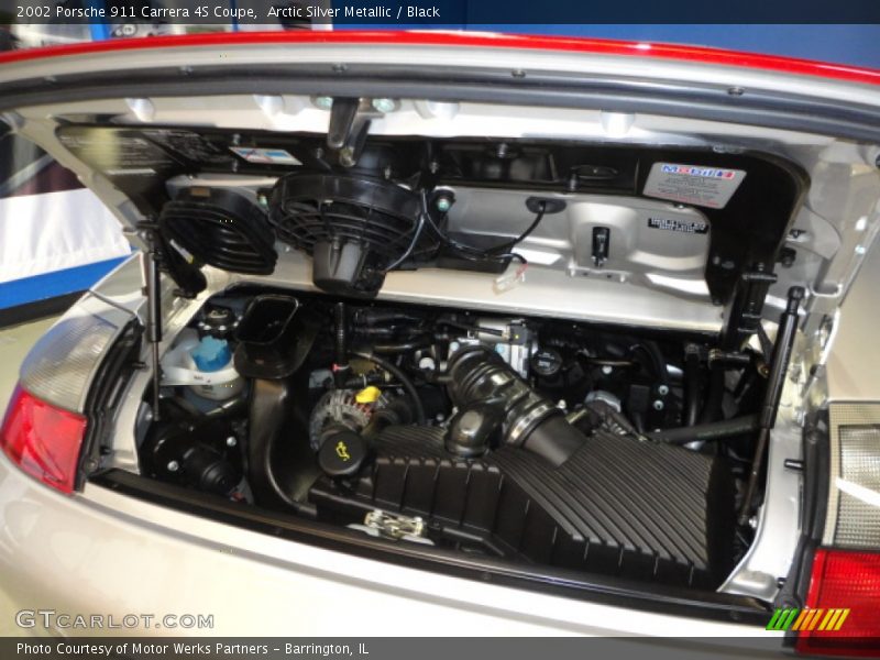 Arctic Silver Metallic / Black 2002 Porsche 911 Carrera 4S Coupe