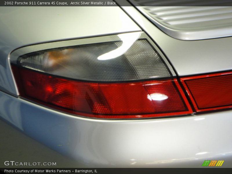Arctic Silver Metallic / Black 2002 Porsche 911 Carrera 4S Coupe