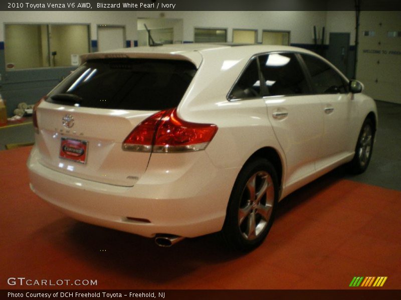 Blizzard White Pearl / Ivory 2010 Toyota Venza V6 AWD