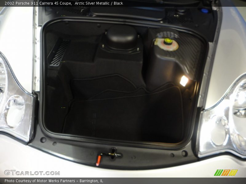 Arctic Silver Metallic / Black 2002 Porsche 911 Carrera 4S Coupe