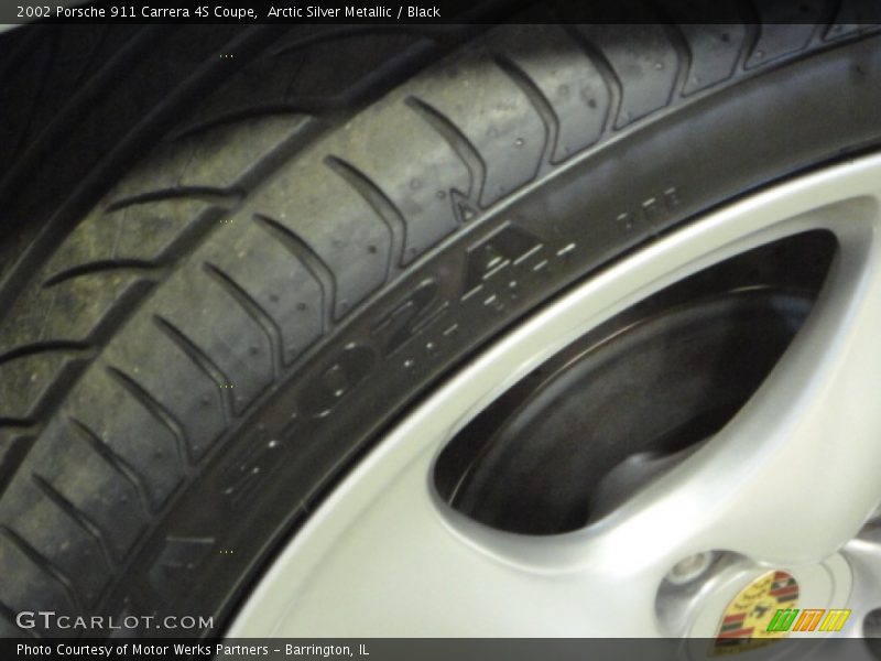 Arctic Silver Metallic / Black 2002 Porsche 911 Carrera 4S Coupe
