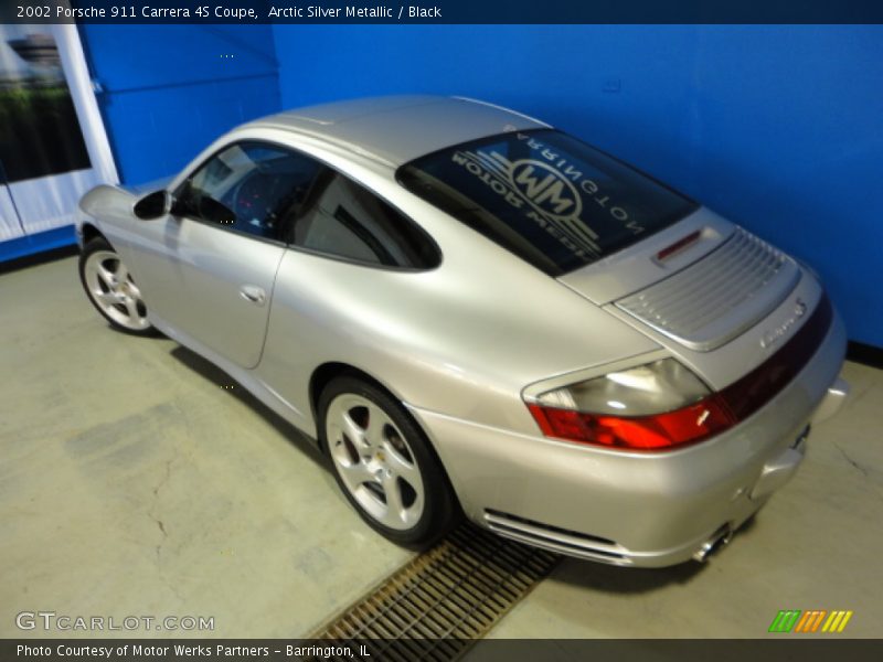 Arctic Silver Metallic / Black 2002 Porsche 911 Carrera 4S Coupe