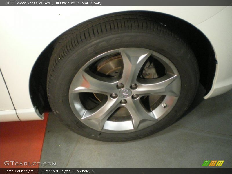 Blizzard White Pearl / Ivory 2010 Toyota Venza V6 AWD