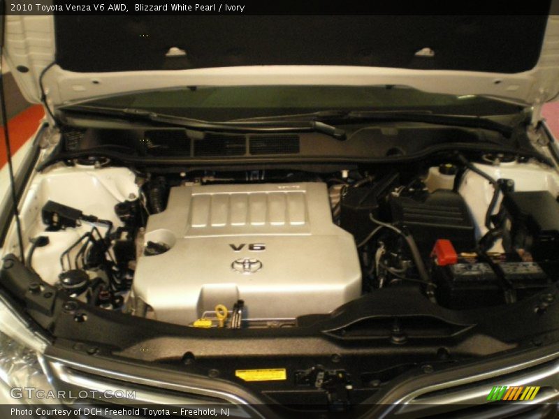 Blizzard White Pearl / Ivory 2010 Toyota Venza V6 AWD