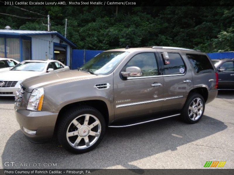 Mocha Steel Metallic / Cashmere/Cocoa 2011 Cadillac Escalade Luxury AWD