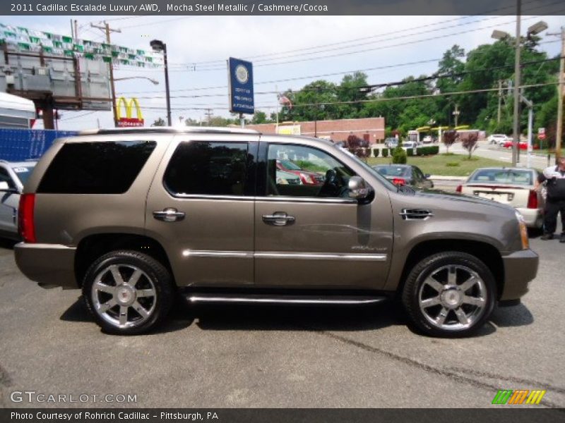 Mocha Steel Metallic / Cashmere/Cocoa 2011 Cadillac Escalade Luxury AWD