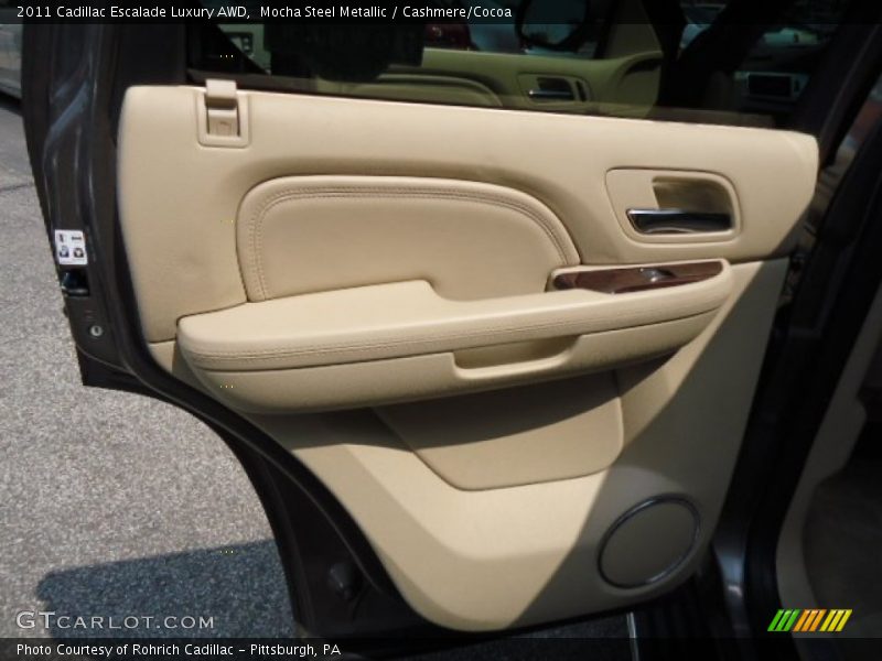 Mocha Steel Metallic / Cashmere/Cocoa 2011 Cadillac Escalade Luxury AWD