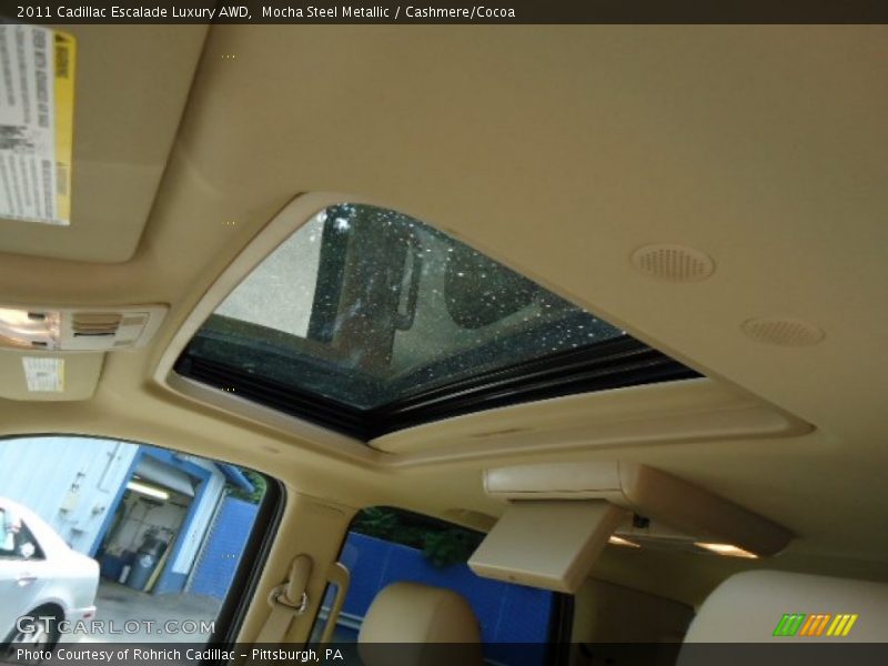 Mocha Steel Metallic / Cashmere/Cocoa 2011 Cadillac Escalade Luxury AWD