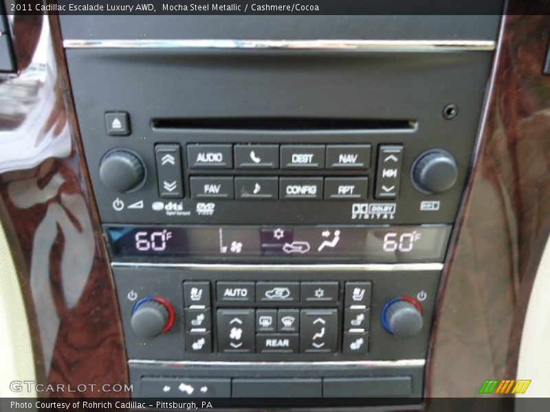 Mocha Steel Metallic / Cashmere/Cocoa 2011 Cadillac Escalade Luxury AWD