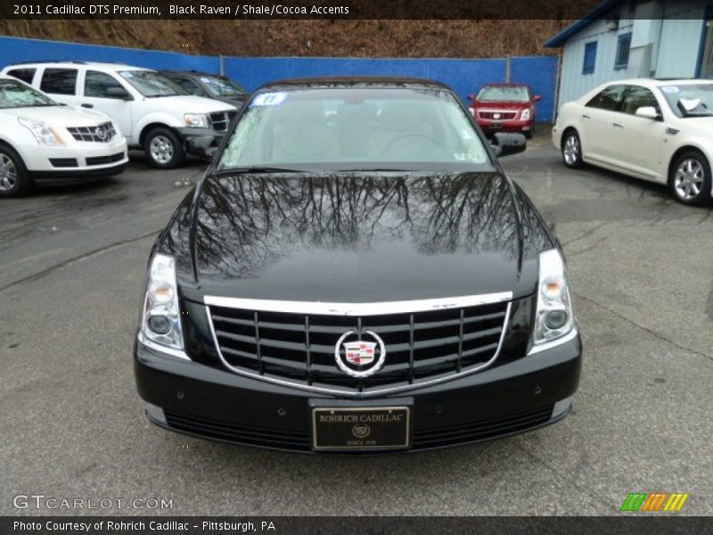Black Raven / Shale/Cocoa Accents 2011 Cadillac DTS Premium