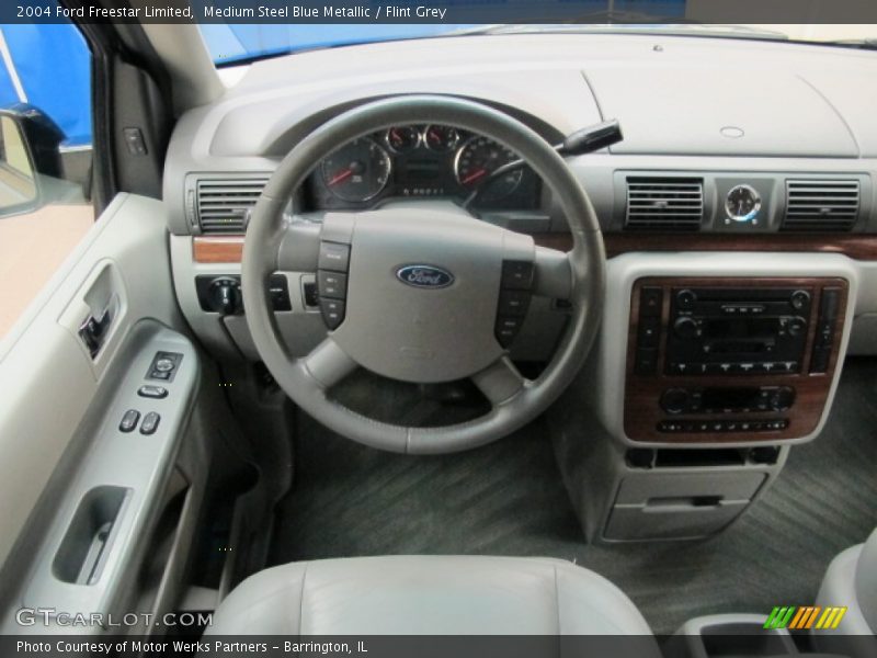 Medium Steel Blue Metallic / Flint Grey 2004 Ford Freestar Limited