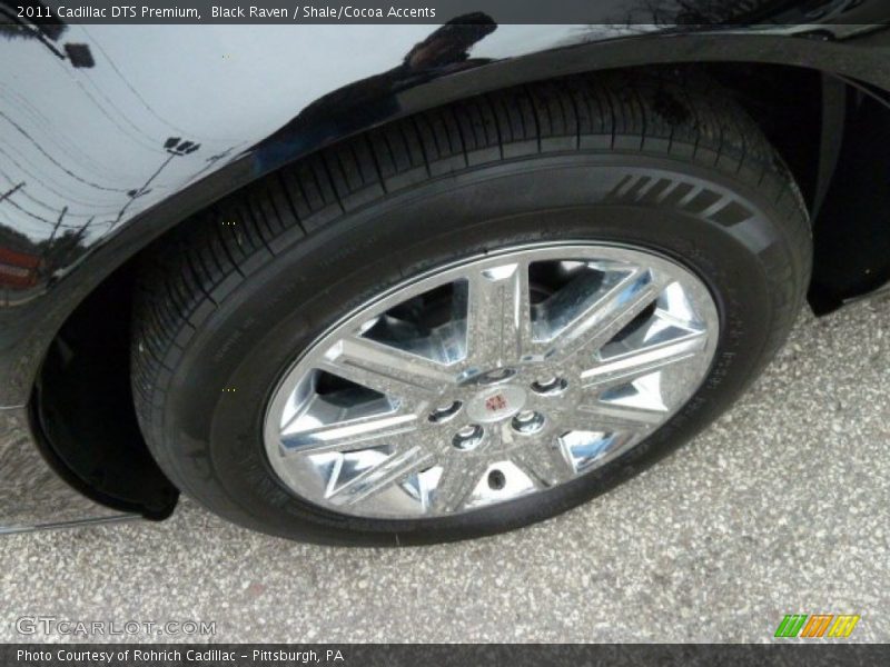 Black Raven / Shale/Cocoa Accents 2011 Cadillac DTS Premium