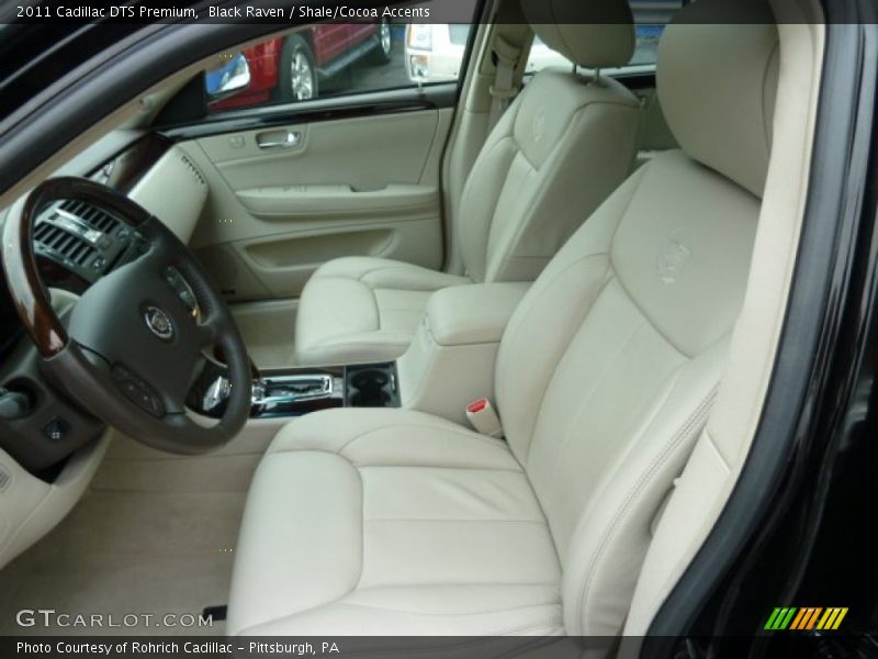 Black Raven / Shale/Cocoa Accents 2011 Cadillac DTS Premium