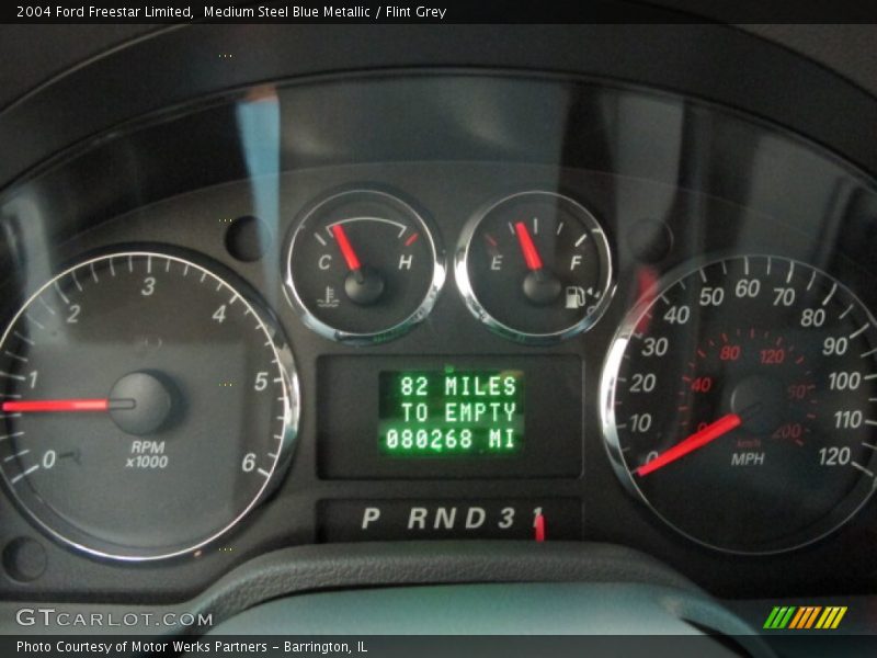 Medium Steel Blue Metallic / Flint Grey 2004 Ford Freestar Limited