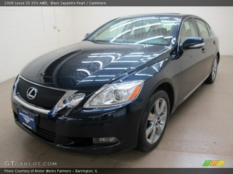 Black Sapphire Pearl / Cashmere 2008 Lexus GS 350 AWD