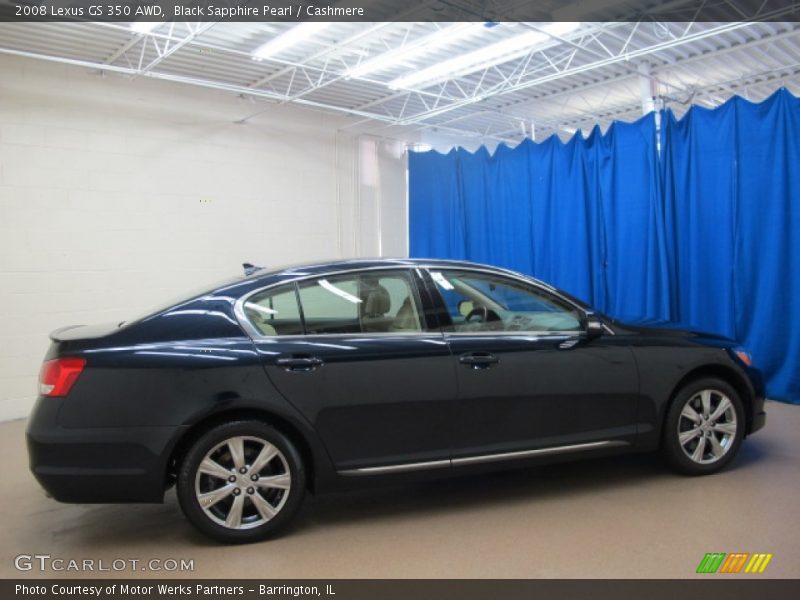 Black Sapphire Pearl / Cashmere 2008 Lexus GS 350 AWD