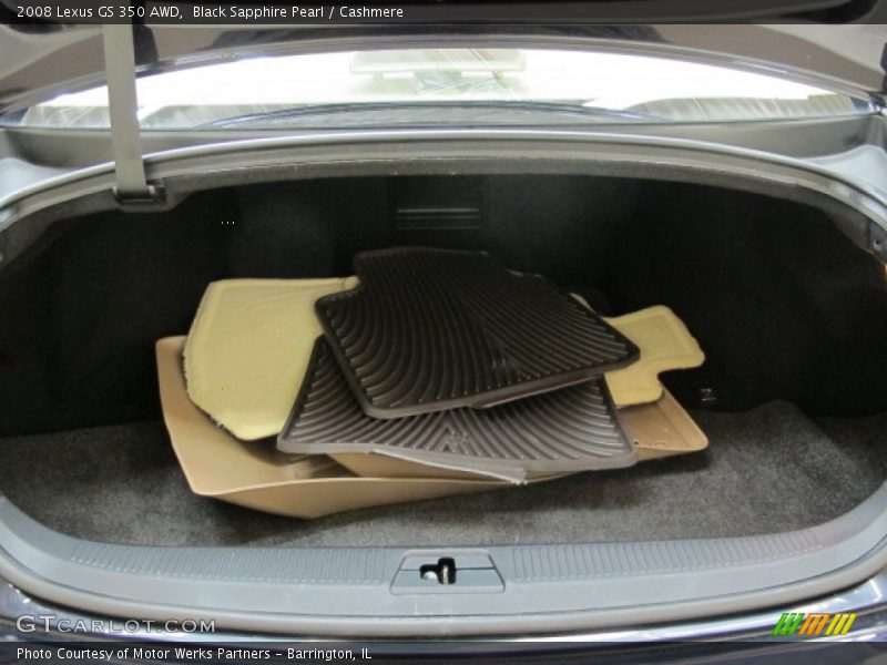 Black Sapphire Pearl / Cashmere 2008 Lexus GS 350 AWD