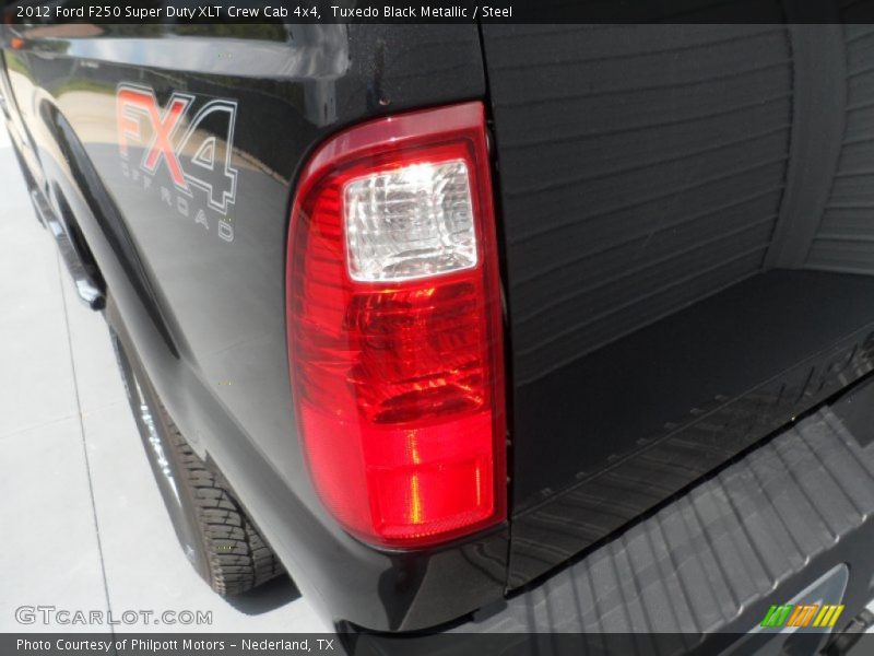Tuxedo Black Metallic / Steel 2012 Ford F250 Super Duty XLT Crew Cab 4x4