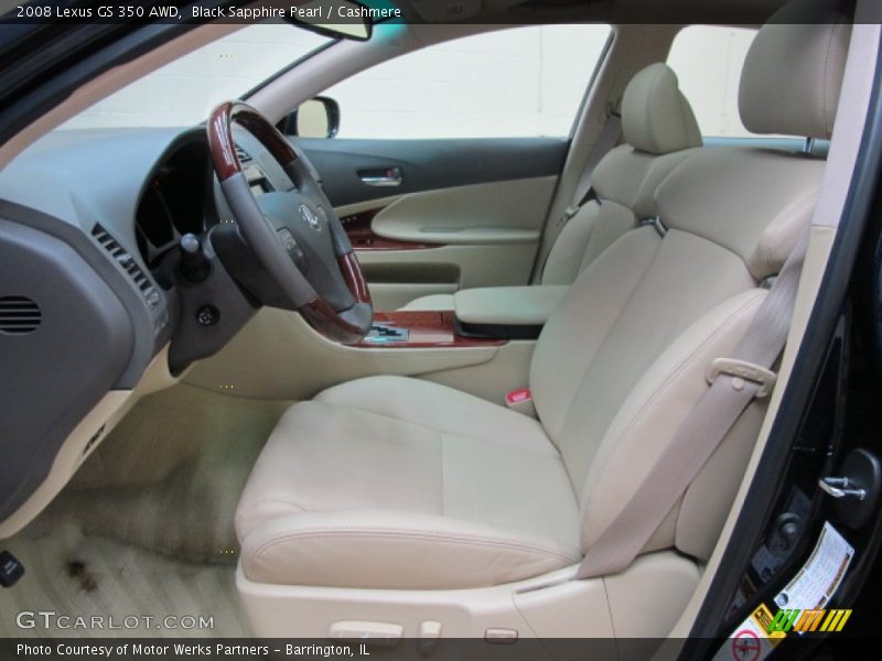 Black Sapphire Pearl / Cashmere 2008 Lexus GS 350 AWD