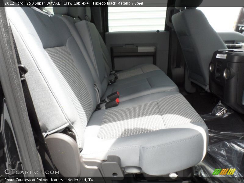 Tuxedo Black Metallic / Steel 2012 Ford F250 Super Duty XLT Crew Cab 4x4