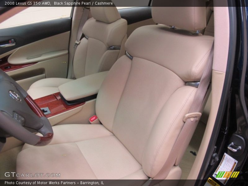 Black Sapphire Pearl / Cashmere 2008 Lexus GS 350 AWD