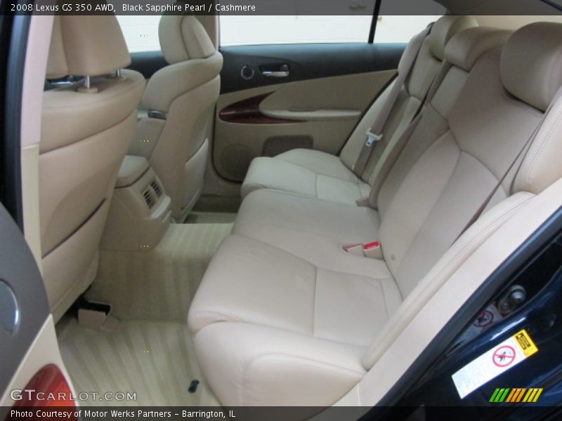 Black Sapphire Pearl / Cashmere 2008 Lexus GS 350 AWD