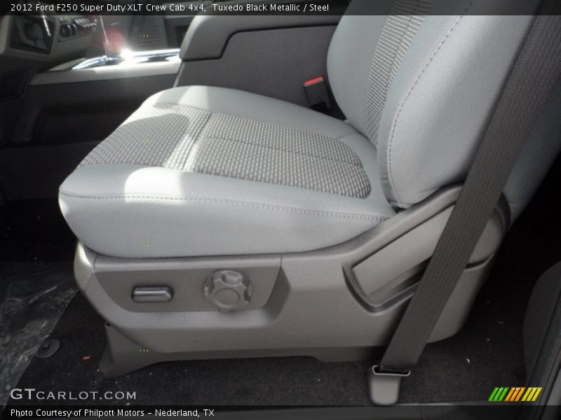 Tuxedo Black Metallic / Steel 2012 Ford F250 Super Duty XLT Crew Cab 4x4