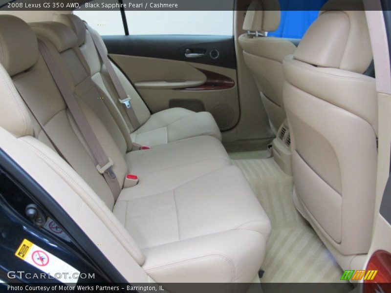 Black Sapphire Pearl / Cashmere 2008 Lexus GS 350 AWD