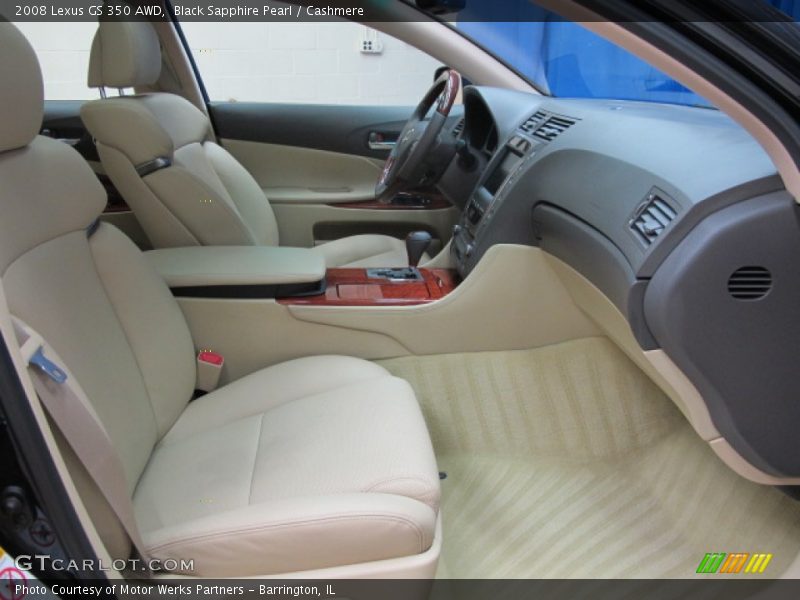 Black Sapphire Pearl / Cashmere 2008 Lexus GS 350 AWD